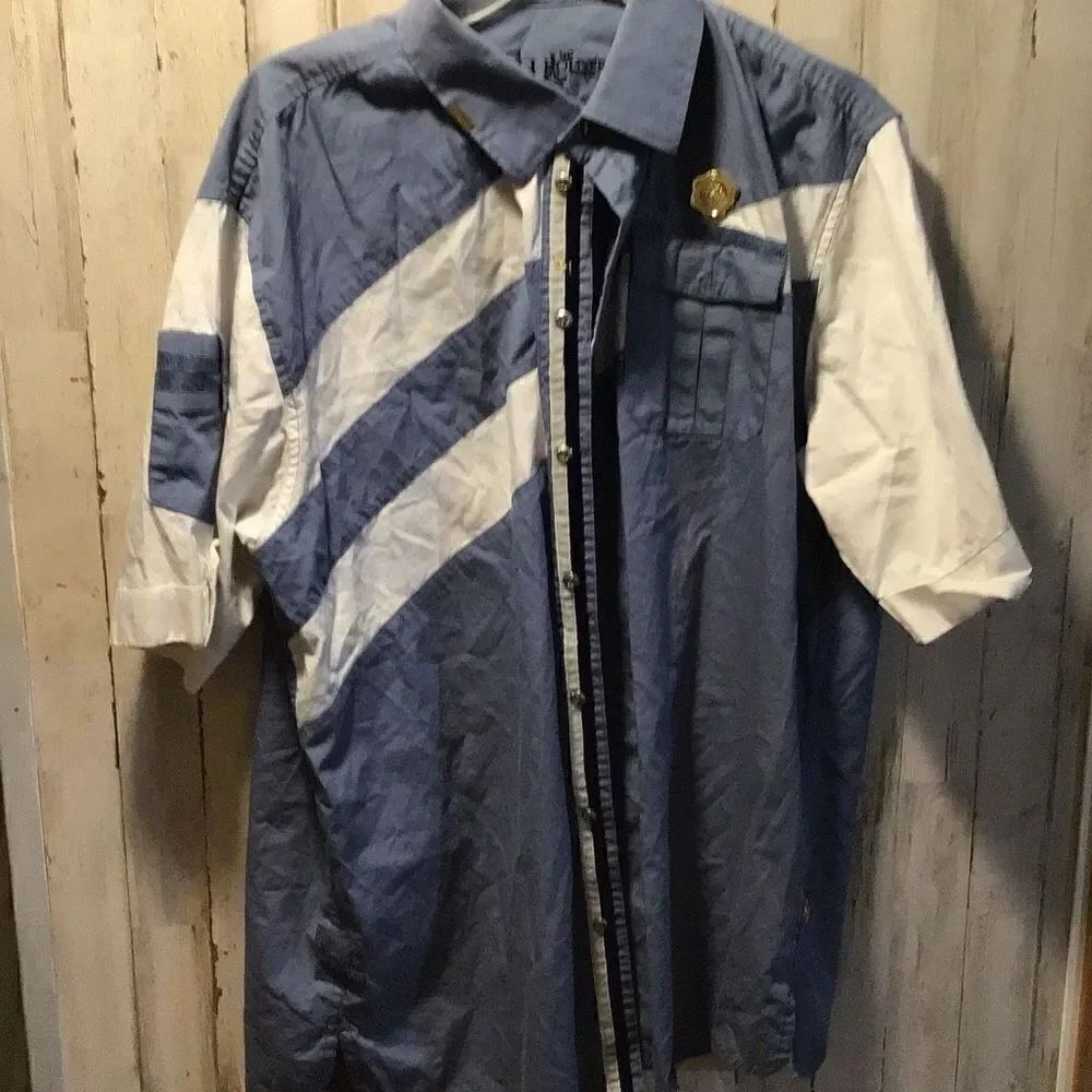 Crowne Holder shirt size XL fade small spots shown
